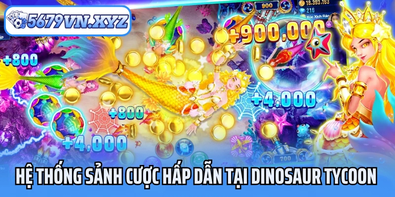 Hệ thống sảnh cược hấp dẫn tại Dinosaur Tycoon 5679